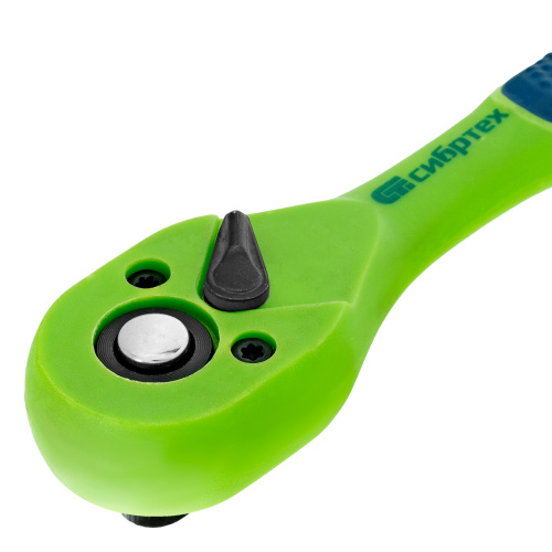 Ключ-трещотка 3/8", CrV, 72 зуба, с быстрым сбросом Сибртех по ценам производителя в Уфе с доставкой по всей России